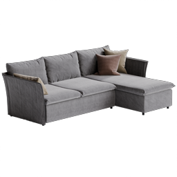Backsalen sofa and chaise longue By ikea