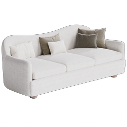Bacio cream boucle sofa_01