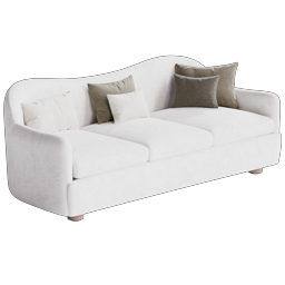 Bacio cream boucle sofa_02