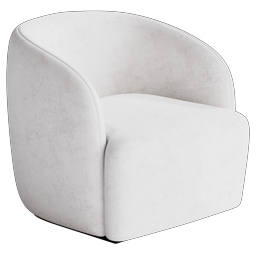 Gwyneth ivory boucle chair_02