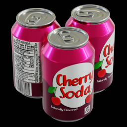 Cherry Soda Cans