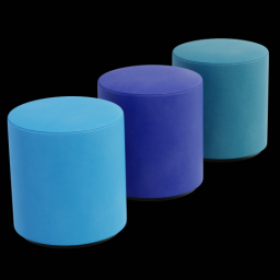 Leather Round Stools