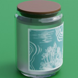 ikea_candle_bukettapel_green_glass