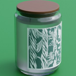 ikea_candle_jamtskogen_green_glass