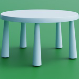ikea_child_table_mammut_circular_85_light_blue