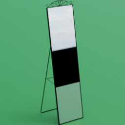 ikea_mirror_karmsund_40x167_black