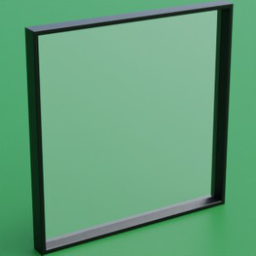 ikea_mirror_nissedal_65x65_black