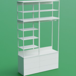 ikea_wardrobe_platsa_shelf_drawers_140x42x241_white
