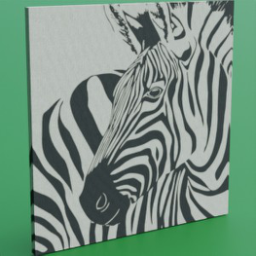 ikea_decoration_frame_picture_zebra