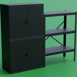 ikea_shelf_bror_161x40x133_black_steel