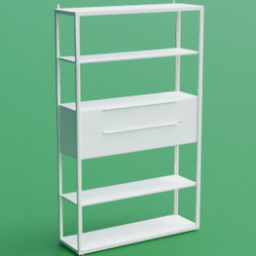 ikea_shelf_fjalkinge_2_drawers_118x35x193_white_steel