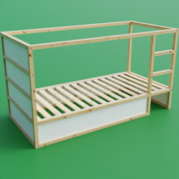 ikea_child_bed_kura_90x200_pine_wood