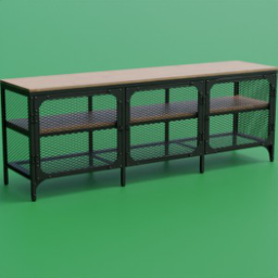 ikea_tv_unit_fjallbo_150x36x54_black_pine