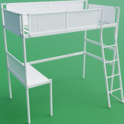 ikea_child_bed_vitval_desk_90x200_grey