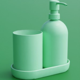 ikea_bathroom_accessorie_gansjon_set_green