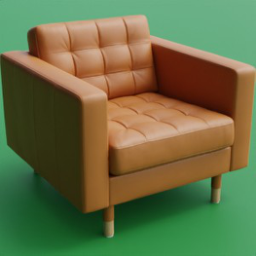 ikea_armchair_landskrona_orange