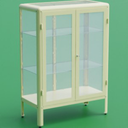 ikea_glass_door_cabinet_fabrikor_81x113_yellow_steel_glass