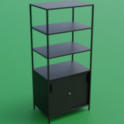ikea_office furniture_trotten_doors_shelves_80x55x180_black