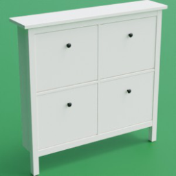 ikea_shoe_cabinet_hemnes_4_compartments_107x22x101_white