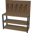 GA06_Garage_Workbench_Shelves_And_Tool_Panel