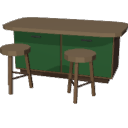 KI17_Beveled_Kitchen_Island_2_Stools