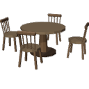 KI21_Round_Table_4_Windsor_Chairs