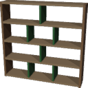 LI19_Empty_Alternating_Bay_Bookcase