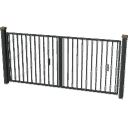 OD31_Vertical_Bar_Driveway_Gate