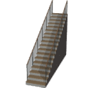 ST05_Solid_Straight_Staircase_Glass_Railing