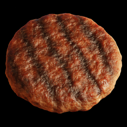 Hamburger Meat Patty