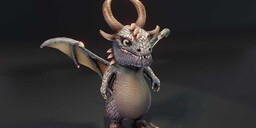 Cartoon Iron Dragon - Animated