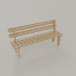 Bench, ice cream sticks