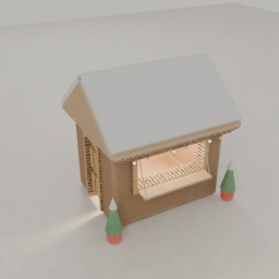 Christmas hut