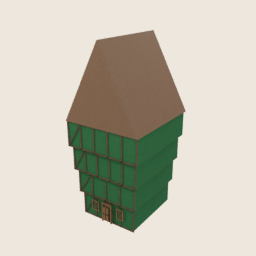 Half-timbered