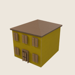 Painted house