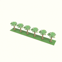 Row of trees