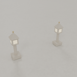 Stone lanterns