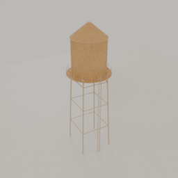 Water tower, steel
