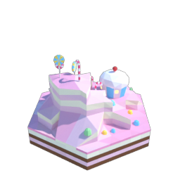 Candy hex tile