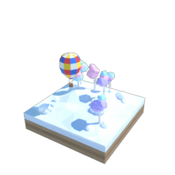 Clouds square tile