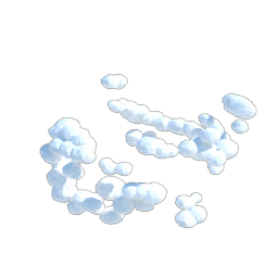 Cream clouds