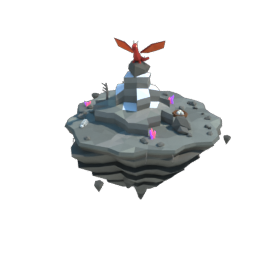 Dragons floating island