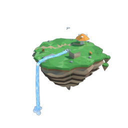 Forest bare island