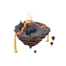 Lava bare island