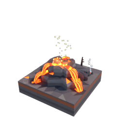 Lava square tile