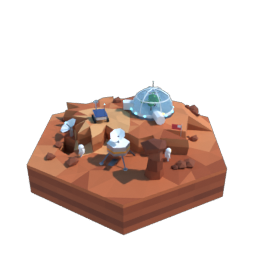 Mars hex tile