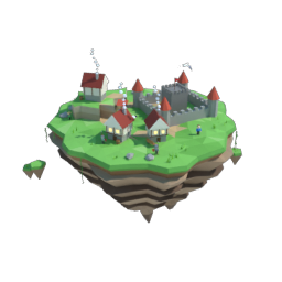 Medieval bare island