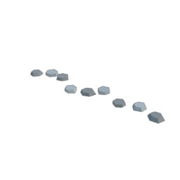 Pebble path 3 m