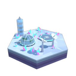 Sci-fi hex tile