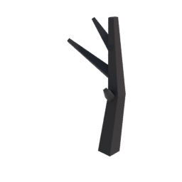 Tree charred